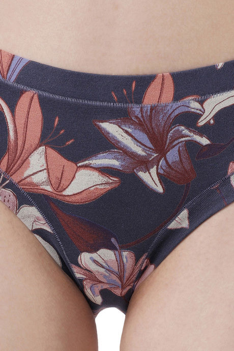 Soie Medium Rise Full Coverage Bikini Panty (Pack of 2) - Multicolor — image 6